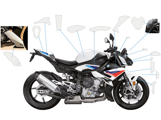 Complete paint protection set S 1000 R (2025-) PremiumShield - clear
