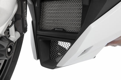 protection grille for belly pan - black