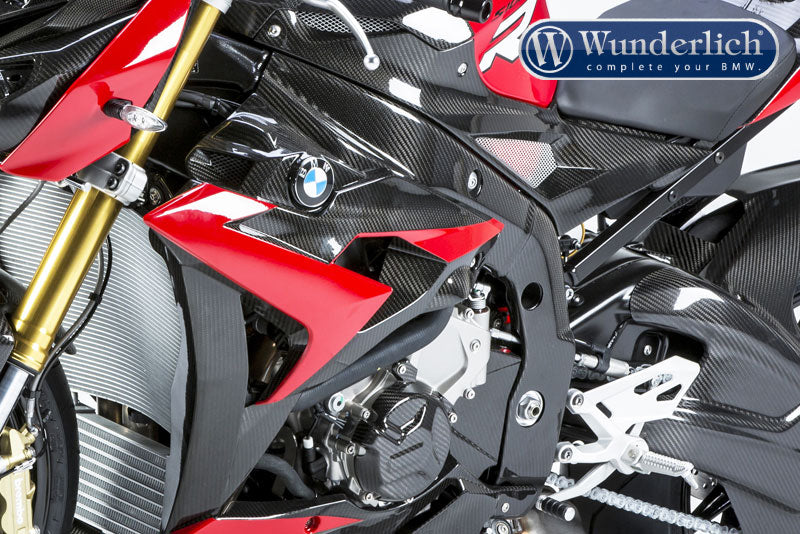 Water cooler cover - Left - carbon