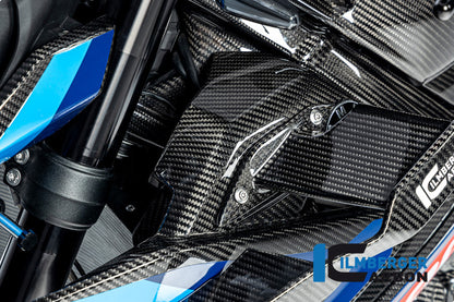 Ilmberger Radiator protection M 1000 R - left - carbon - glossy