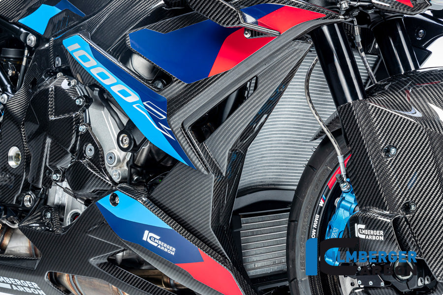 Ilmberger Radiator protection M 1000 R - right - carbon - glossy