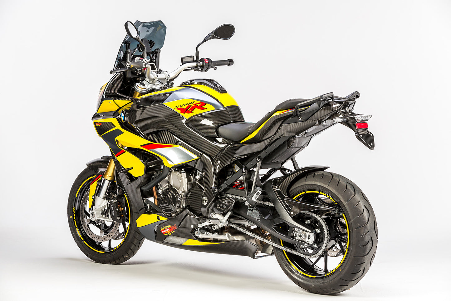 Ilmberger Licence plate holder S 1000 XR - short - carbon - glossy