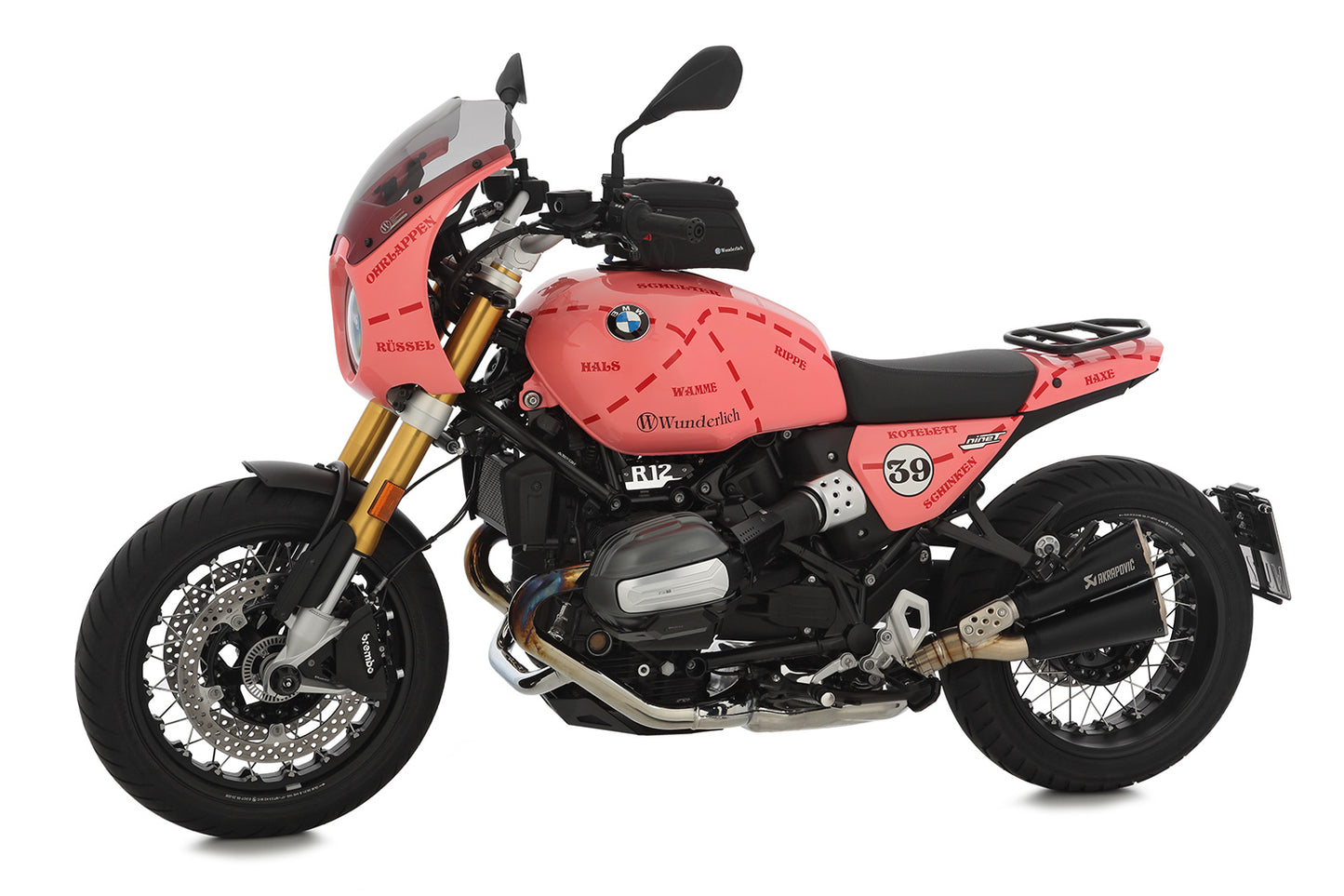 Valve cover and cylinder protectors R 12 / R 12 nineT - black