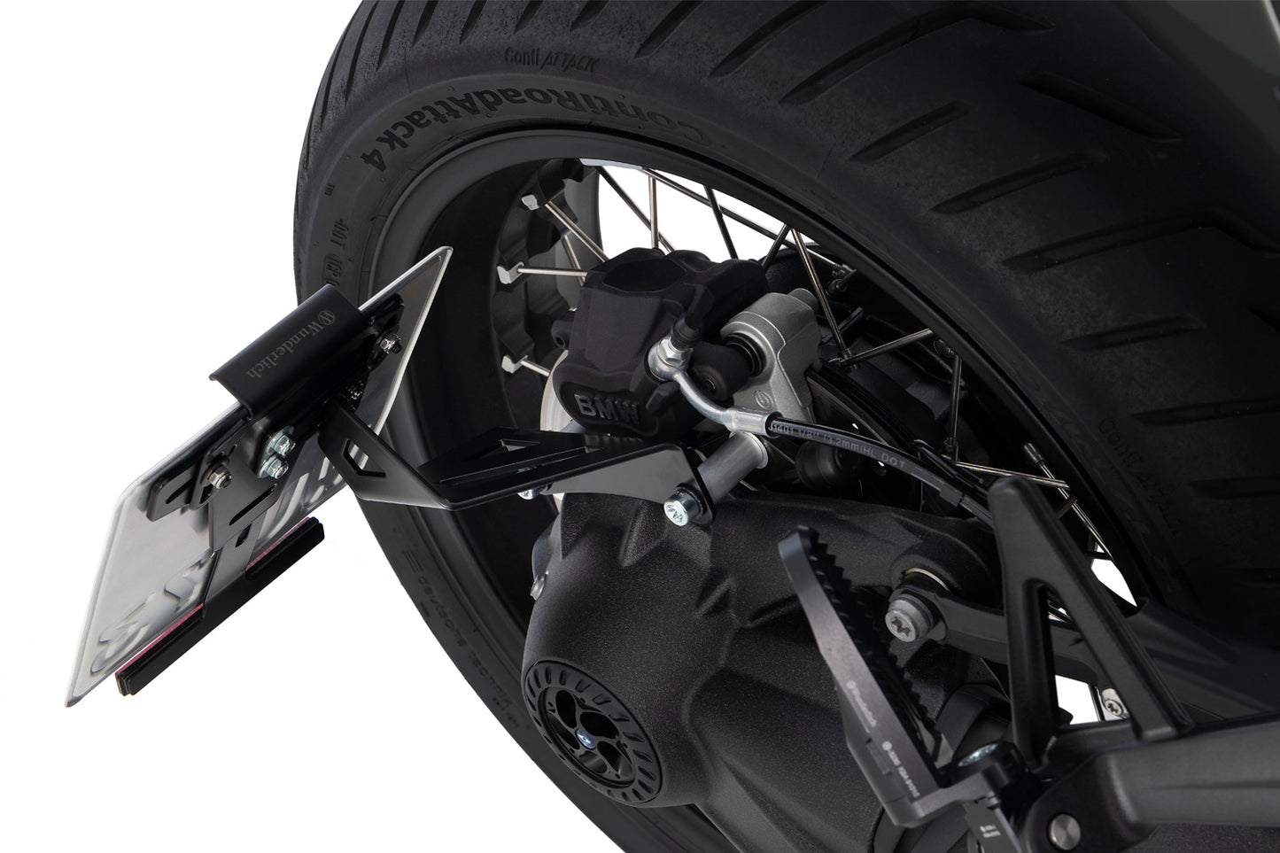Wunderlich Number Plate Holder LOW R12 - black