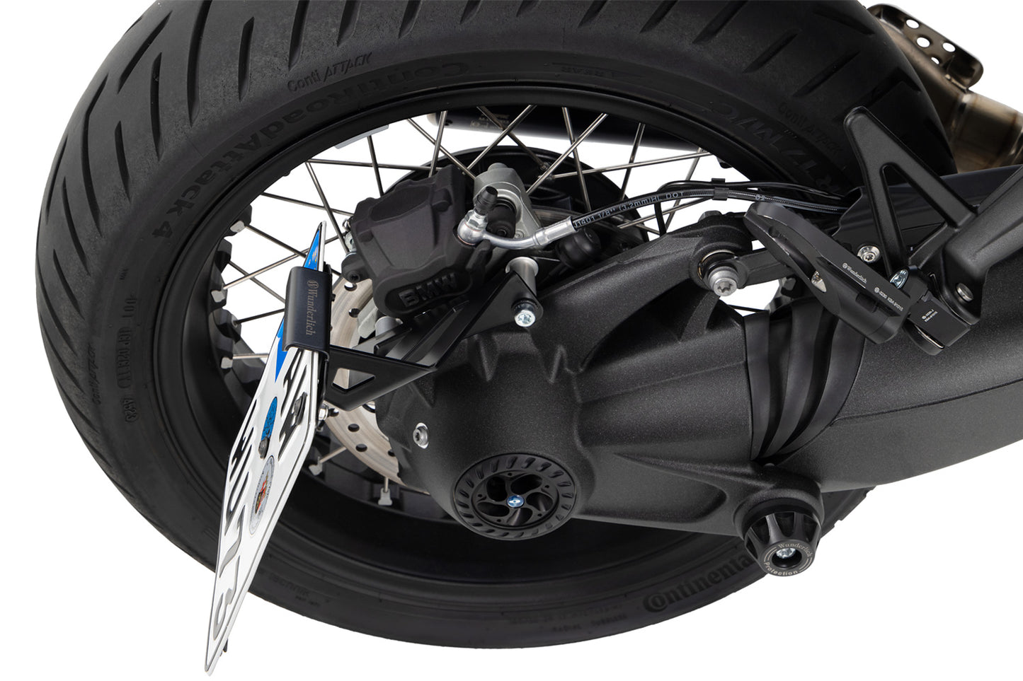 Wunderlich Number Plate Holder LOW R12 - black