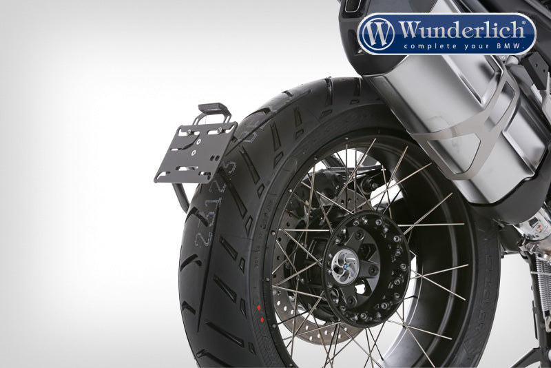 Wunderlich SWING tail section licence plate holder for shaft drive
