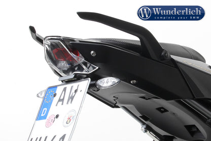 Signal bracket license plate holder for original blinker