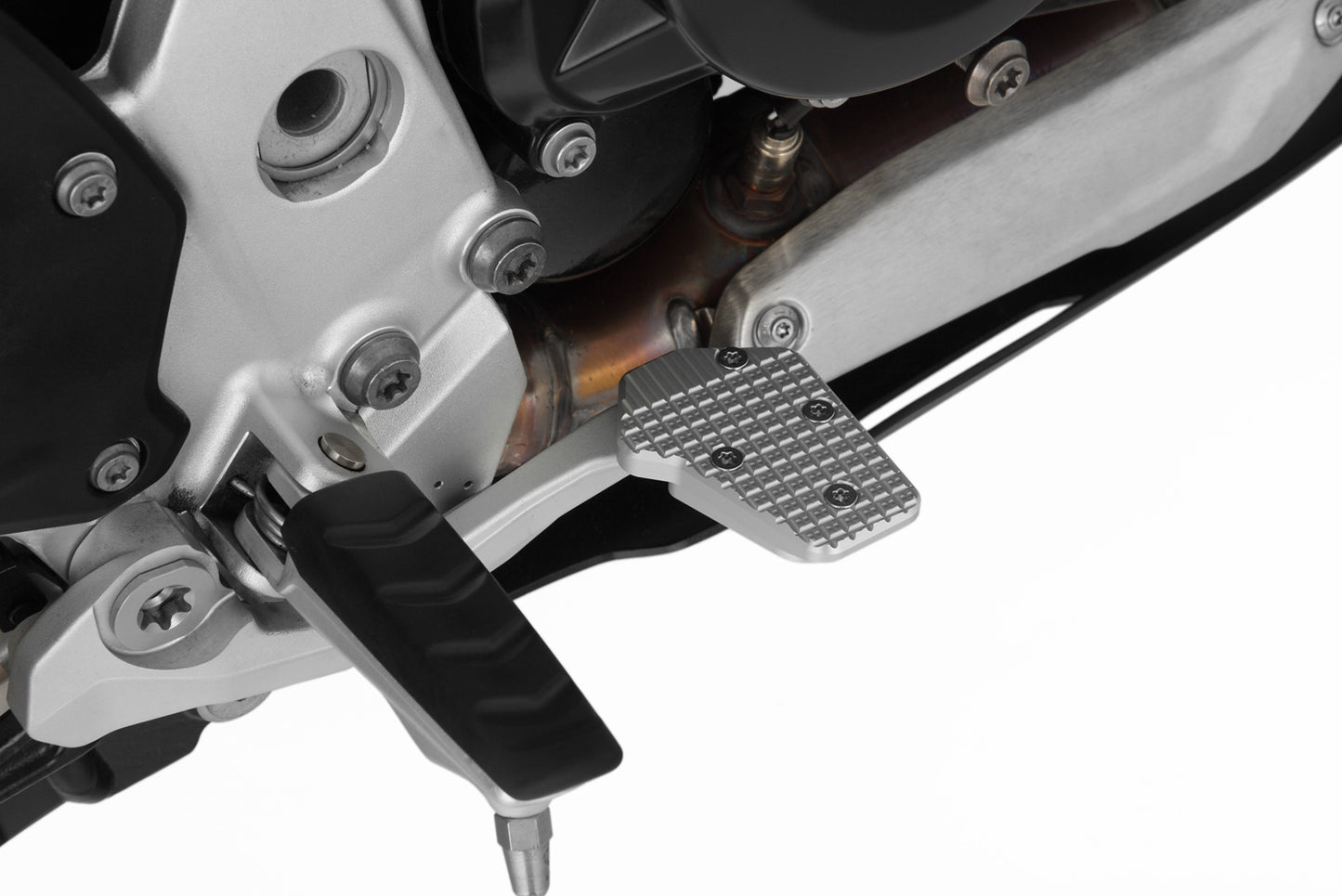 brake lever enlargement - silver