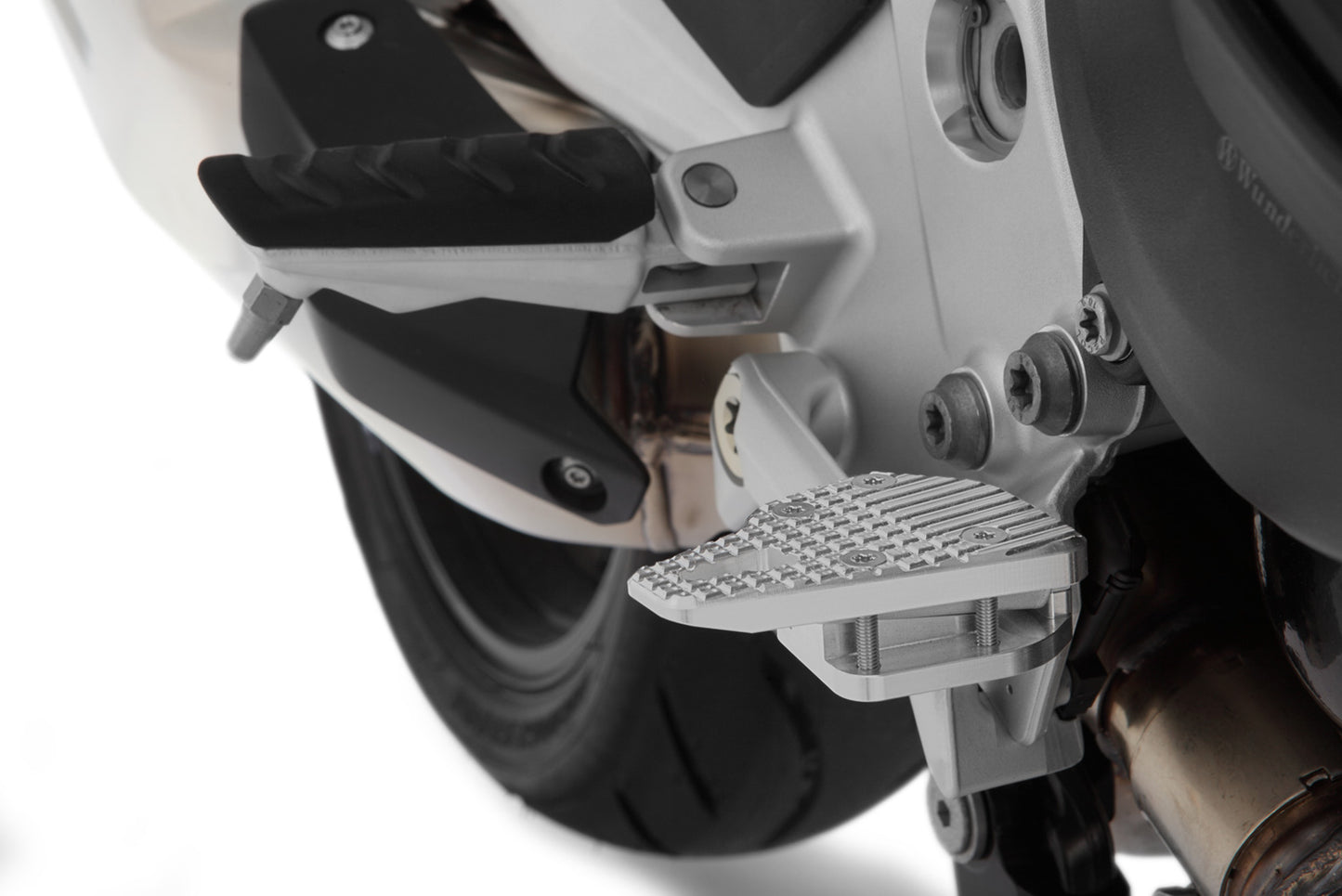 brake lever enlargement - silver