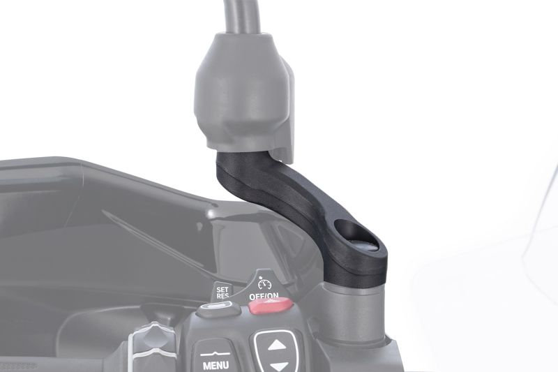 Mirror Adapter up + wide - Set - black