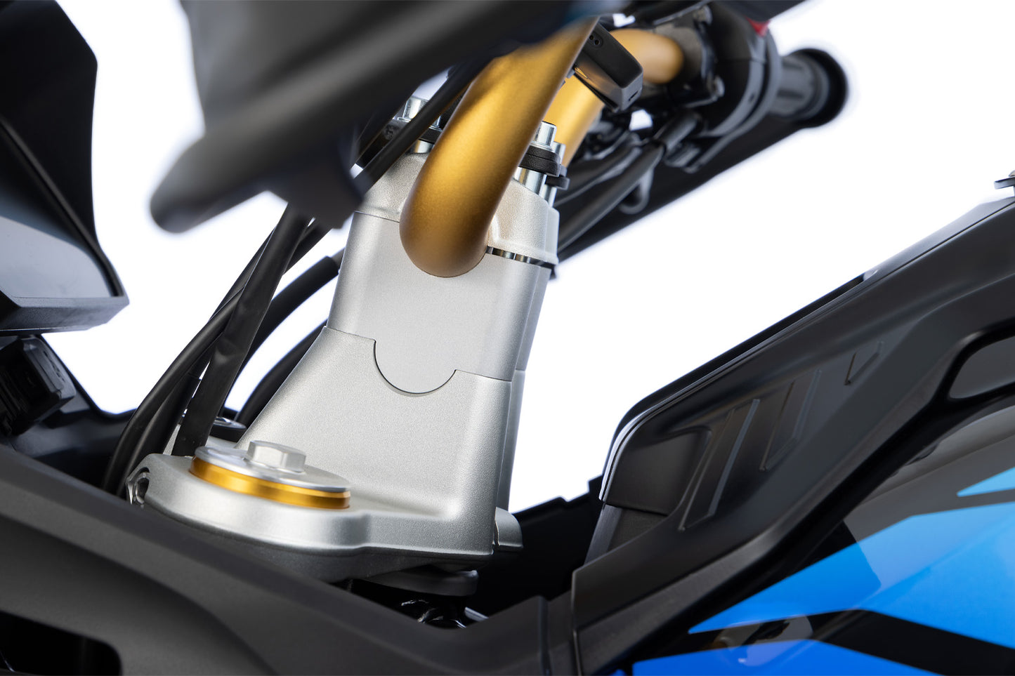 Handlebar riser ERGO PRO F 450 GS - 40mm - silver