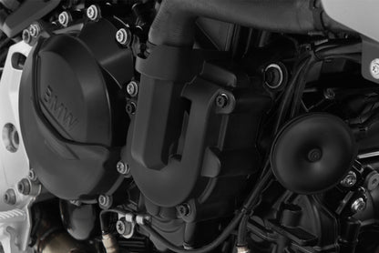 protective cover set for clutch, alternator and water pump - black