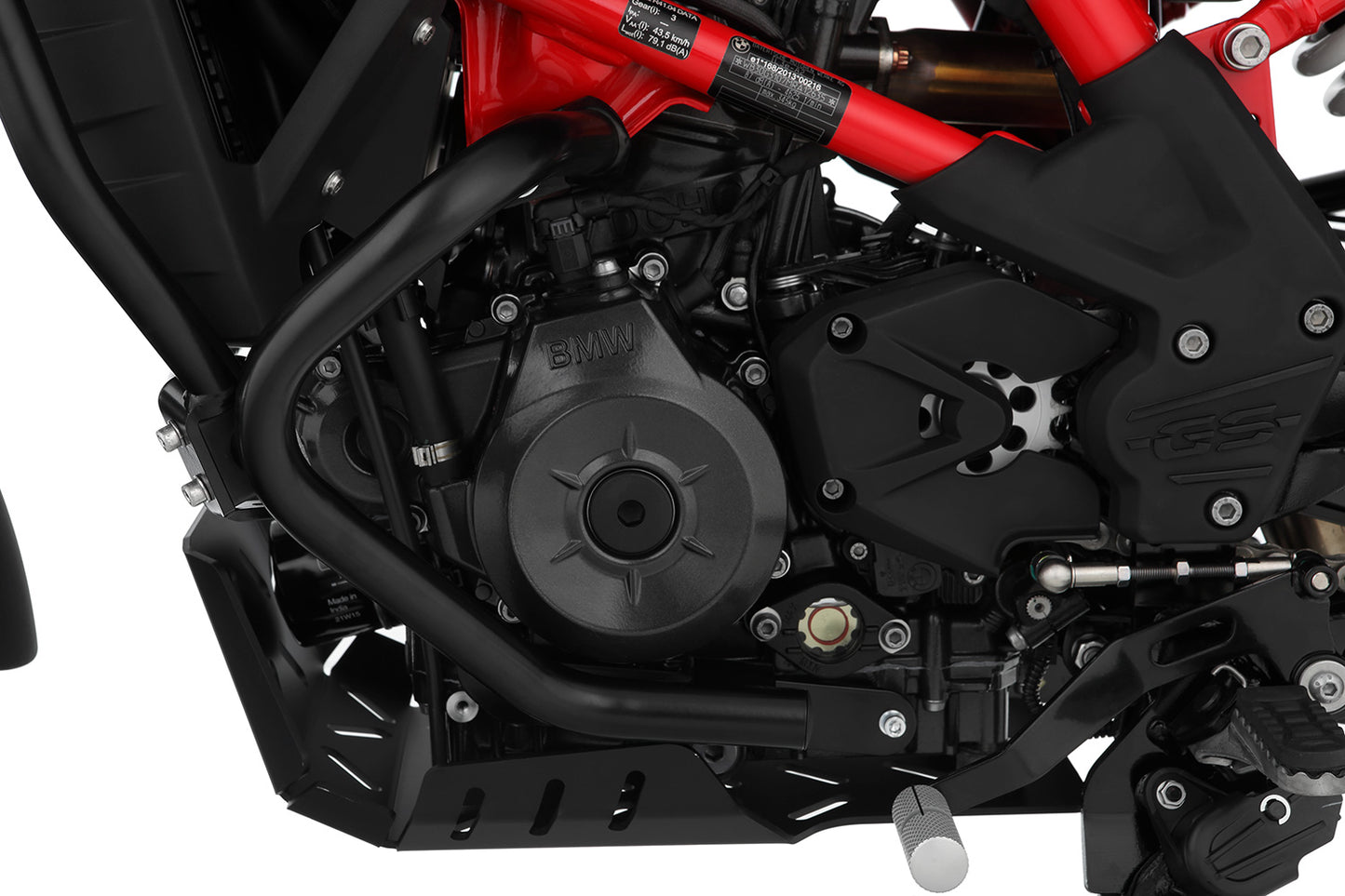 engine crash bar - black