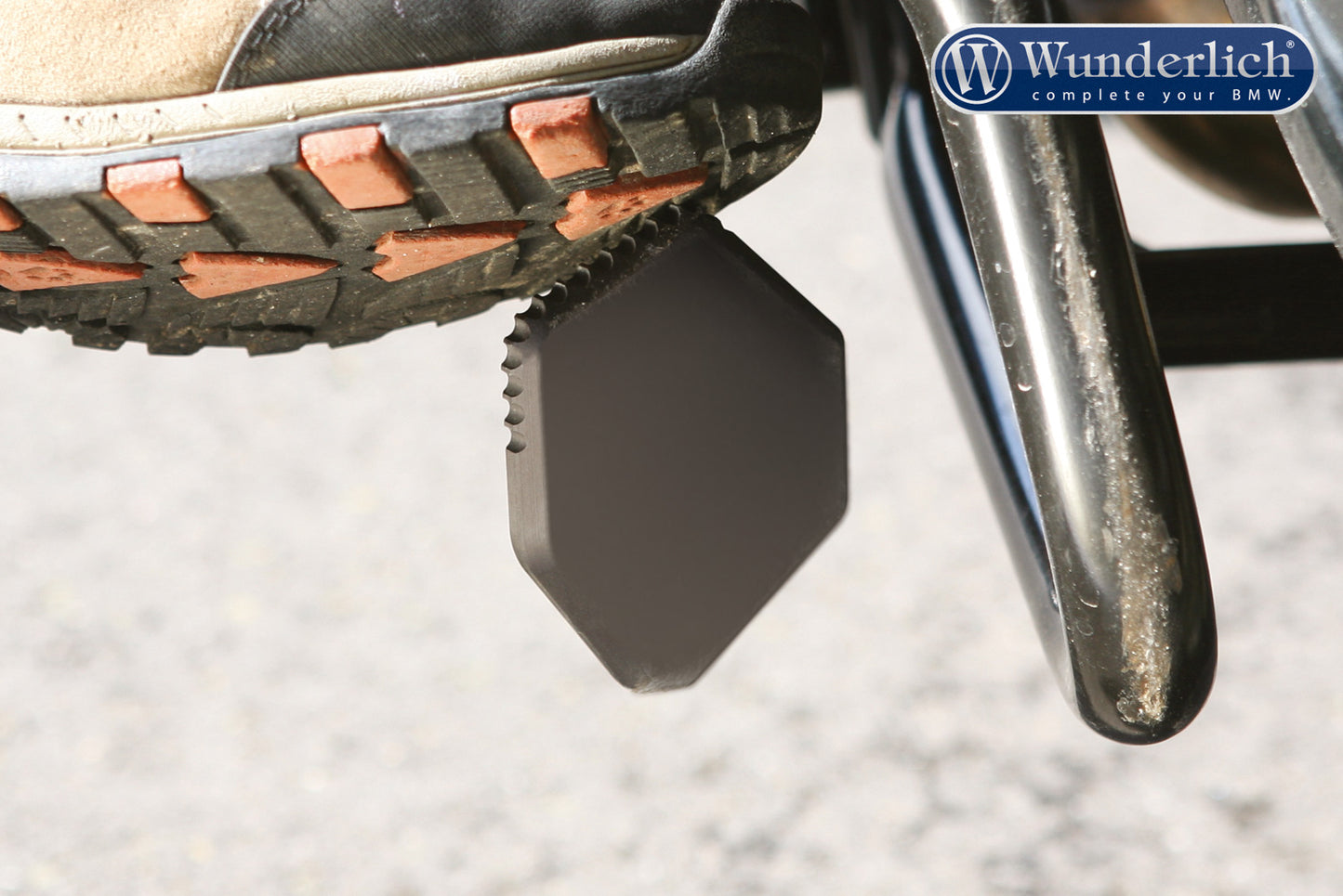 Wunderlich Side stand enlarger - black