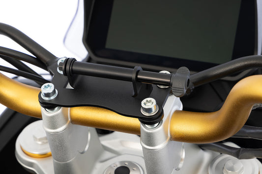 Handlebar clamp device carrier F 450 GS - black