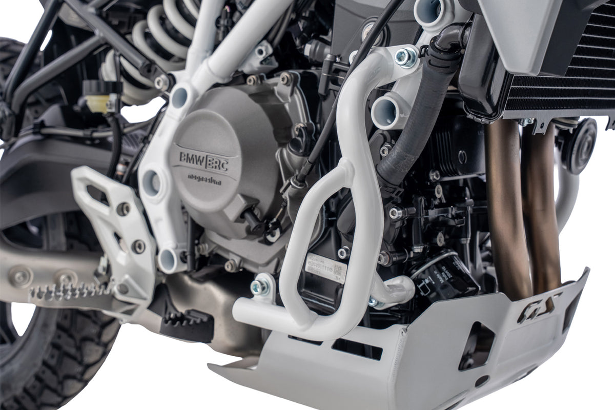 Engine protection bar F 450 GS - white