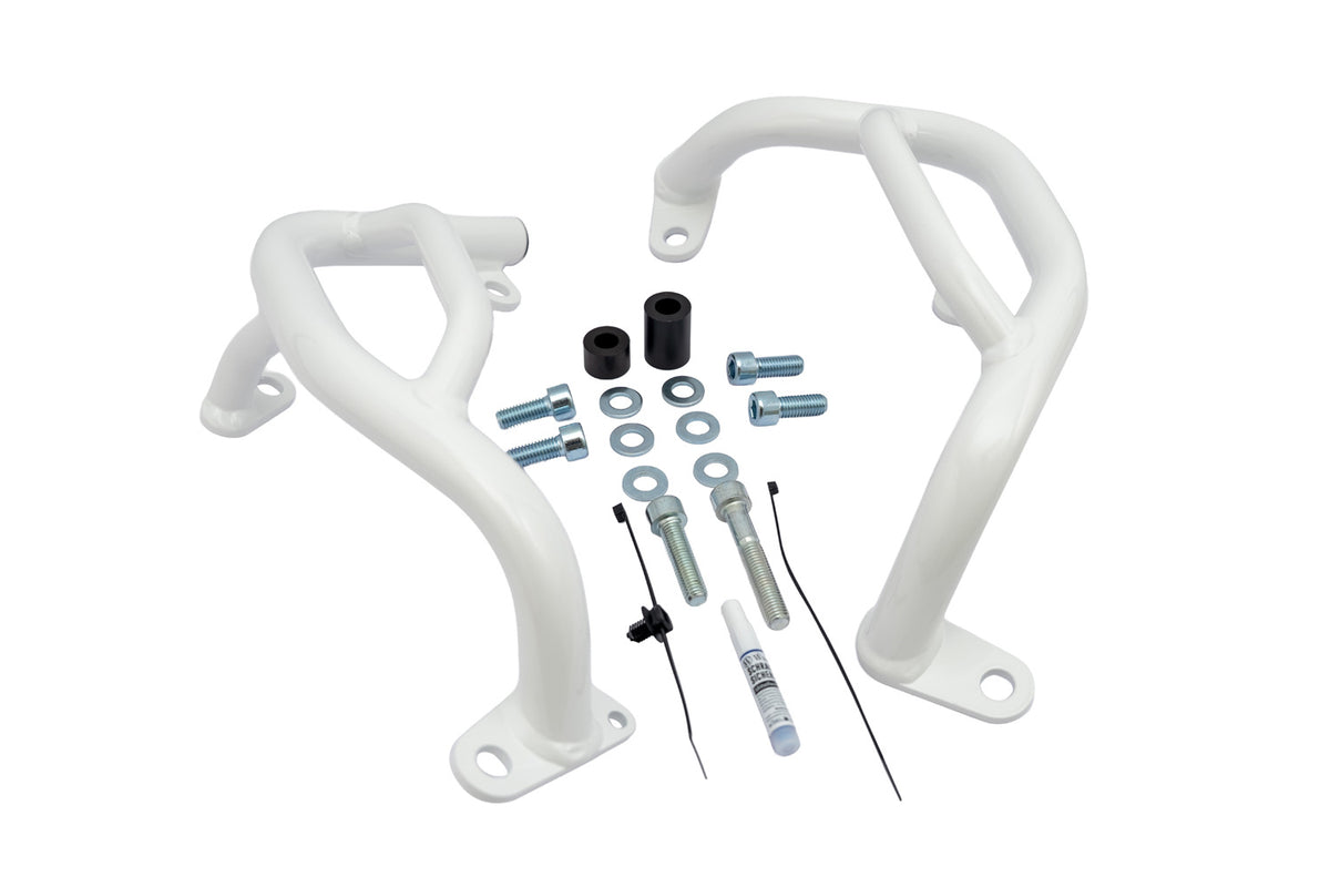 Engine protection bar F 450 GS - white
