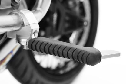 Protection bar foot rests - left and right - silver