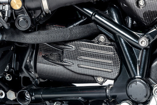 Ilmberger Starting motor cover R 12 nineT - carbon - glossy