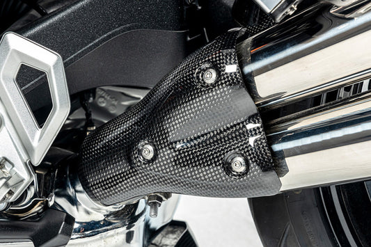 Ilmberger exhaust heat shield R 12 nineT - carbon - glossy