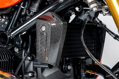Ilmberger Oil Cooler Cover BMW R 12 NineT - right - carbon - glossy