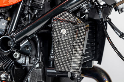 Ilmberger Oil Cooler Cover BMW R 12 NineT - right - carbon - glossy