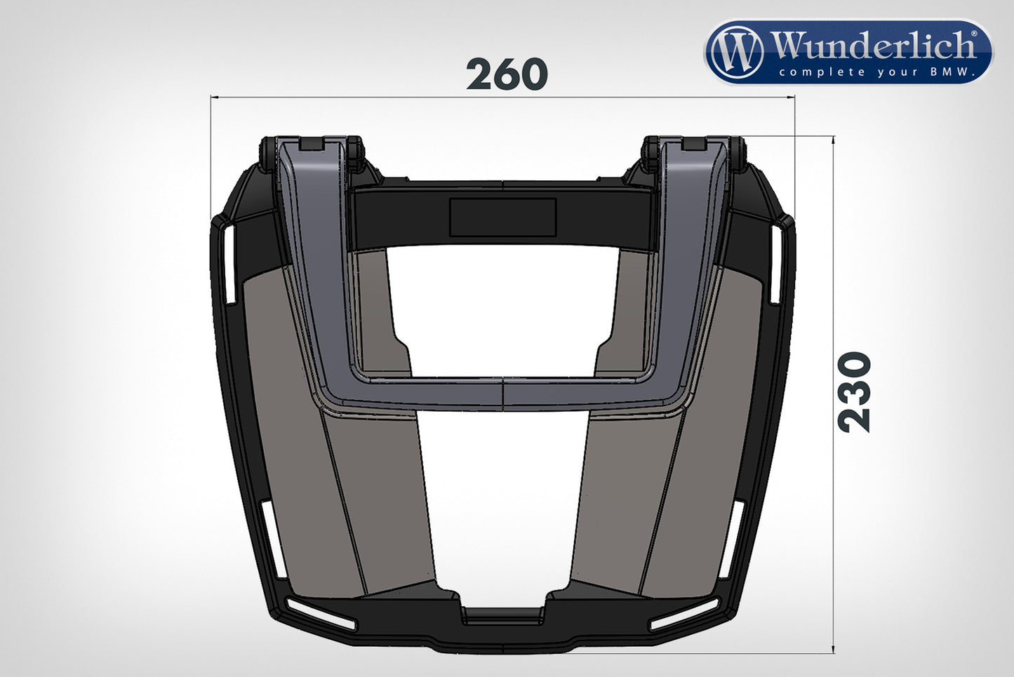 Hepco&Becker EASYRACK top case carrier C 400 GT - black