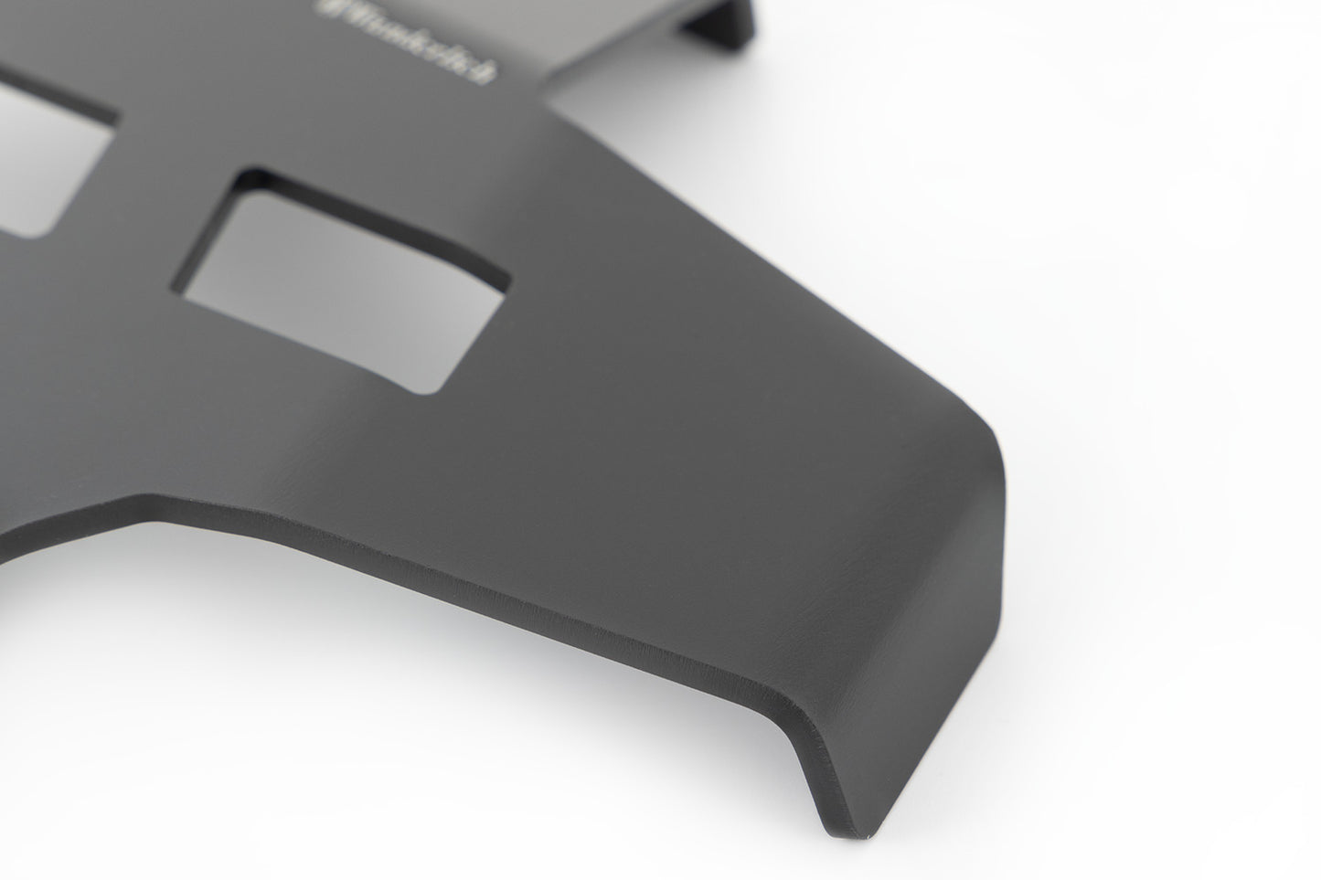 cylinder head protection for original engine protection bar - black