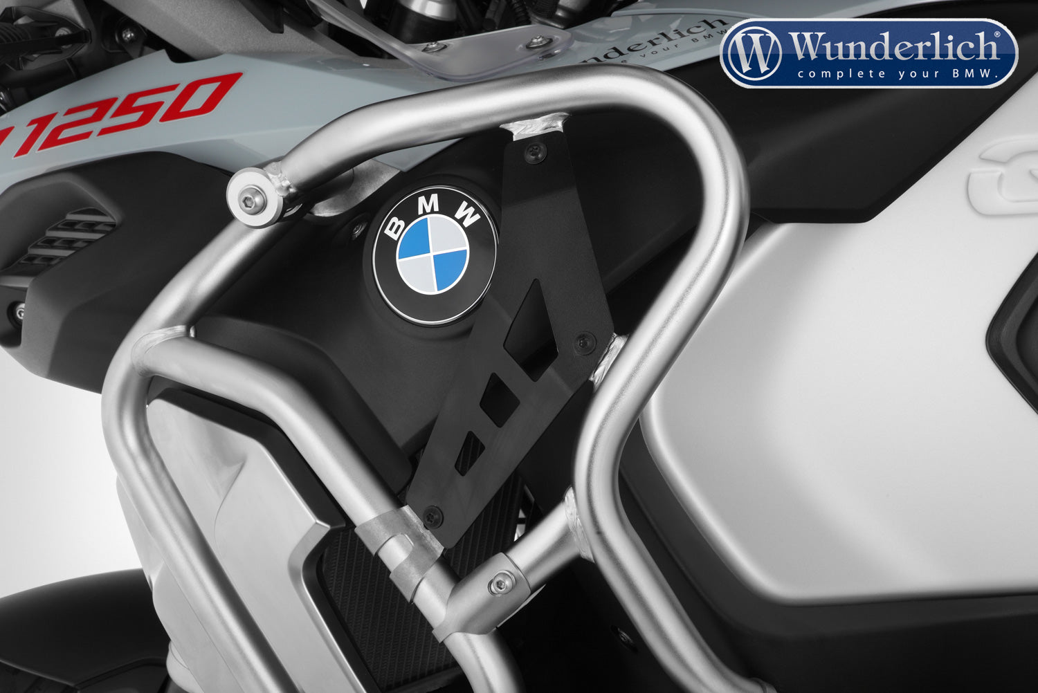 Wunderlich filler plate for reinforcement bar  R 1250 GS Adv. - Set - Black