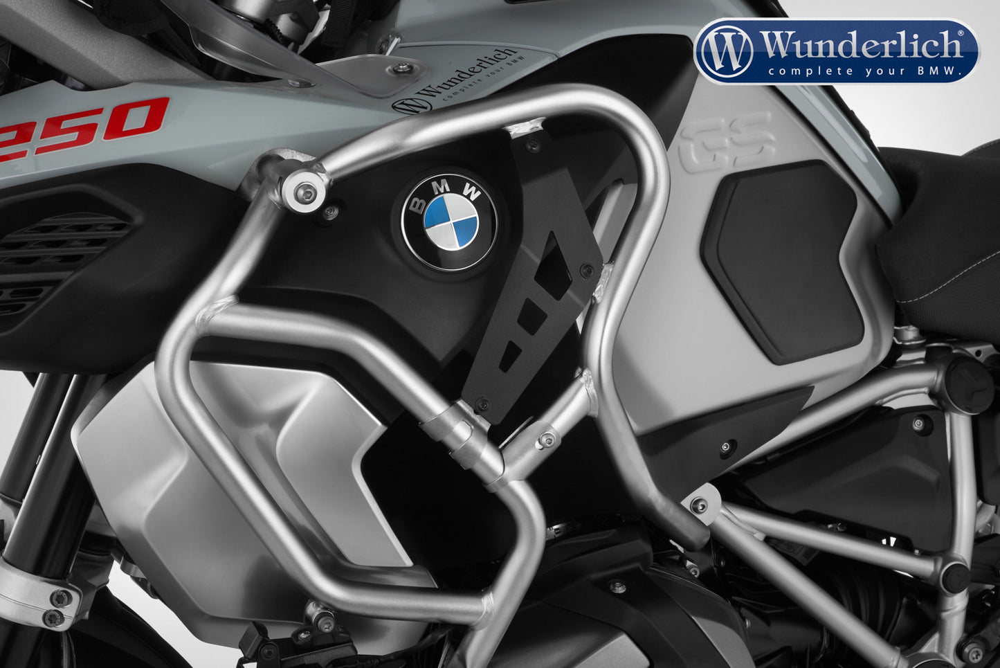 Wunderlich filler plate for reinforcement bar  R 1250 GS Adv. - Set - Black