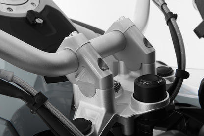 ERGO+ handlebar riser - 38mm - silver