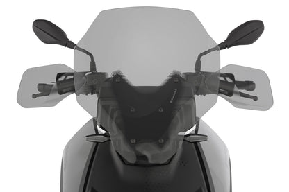 adapter set for hand guards and windshield - black