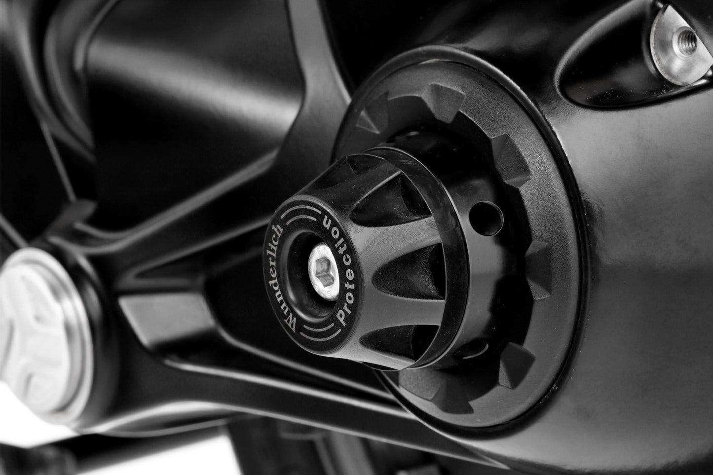 Cardan Shaft Drive crash pad for hub tunnel DOUBLESHOCK - black