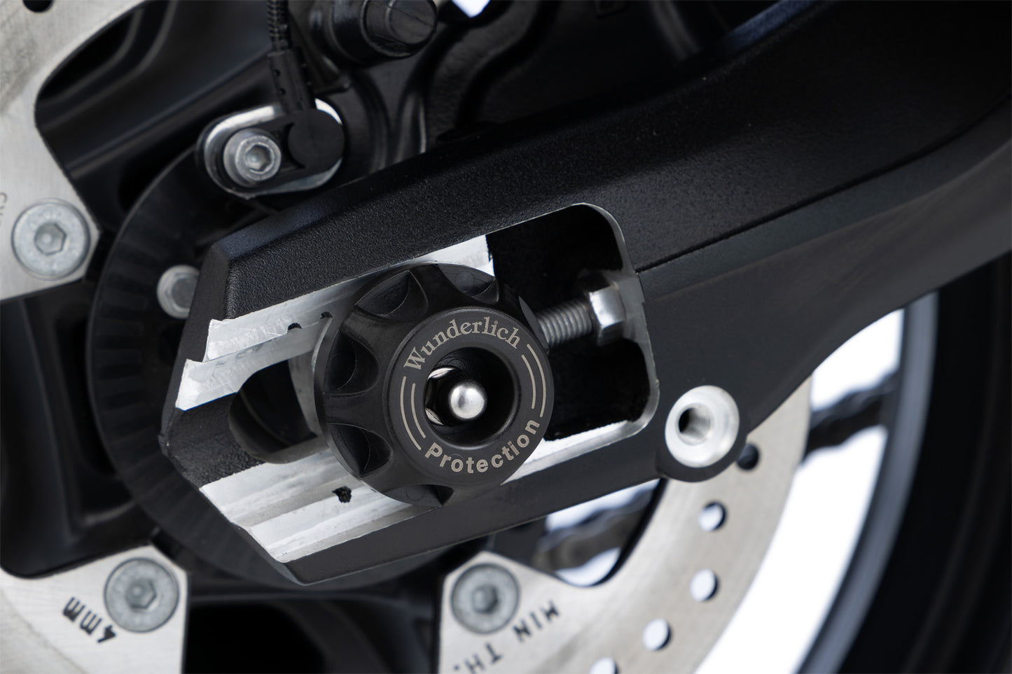 Axle protection pads DOUBLESHOCK F 450 GS - rear - black