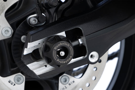 Axle protection pads DOUBLESHOCK F 450 GS - rear - black