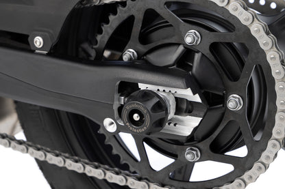 Axle protection pads DOUBLESHOCK F 450 GS - rear - black