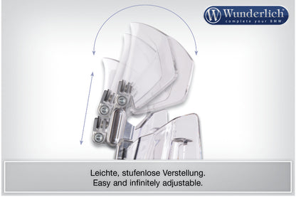 Spoiler Vario-ERGO 3D R1200RS LC silver - clear