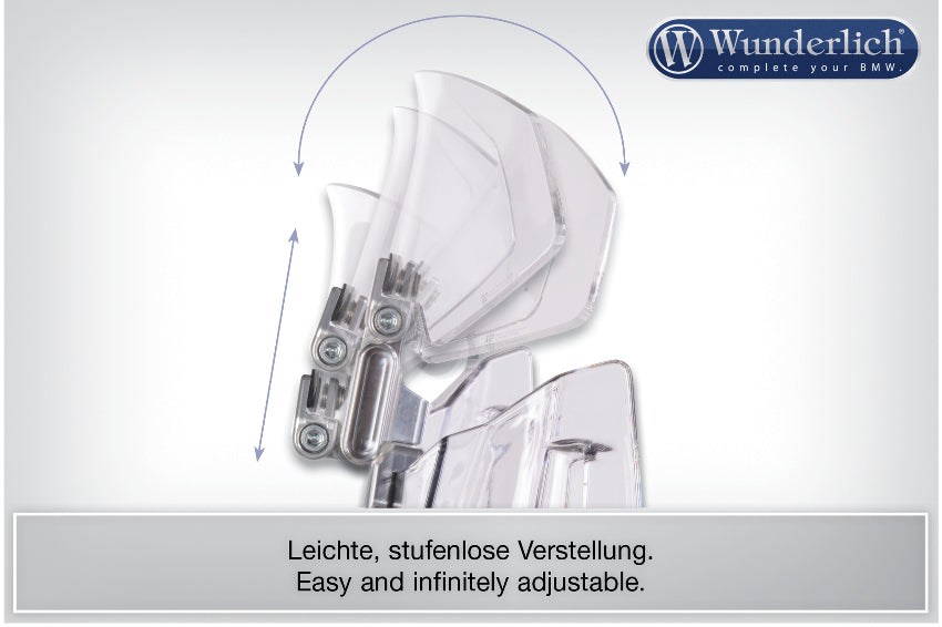 Spoiler Vario-ERGO 3D R1200RS LC titanium - smoked