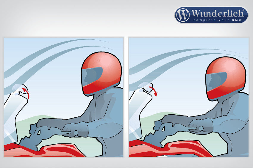 Spoiler Vario-ERGO 3D R1200RS LC titanium - smoked