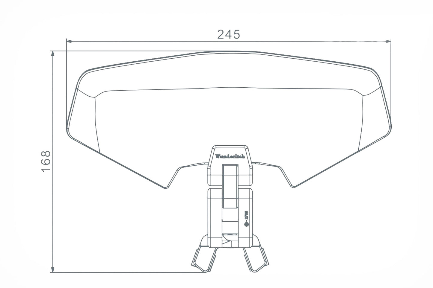 Vario-Ergo+ 3D screen Deflector  clear