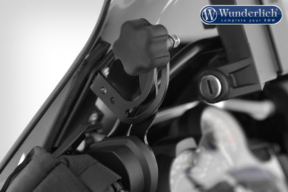 Wunderlich MARATHON windshield with windshield reinforcement - left and right - smoked grey