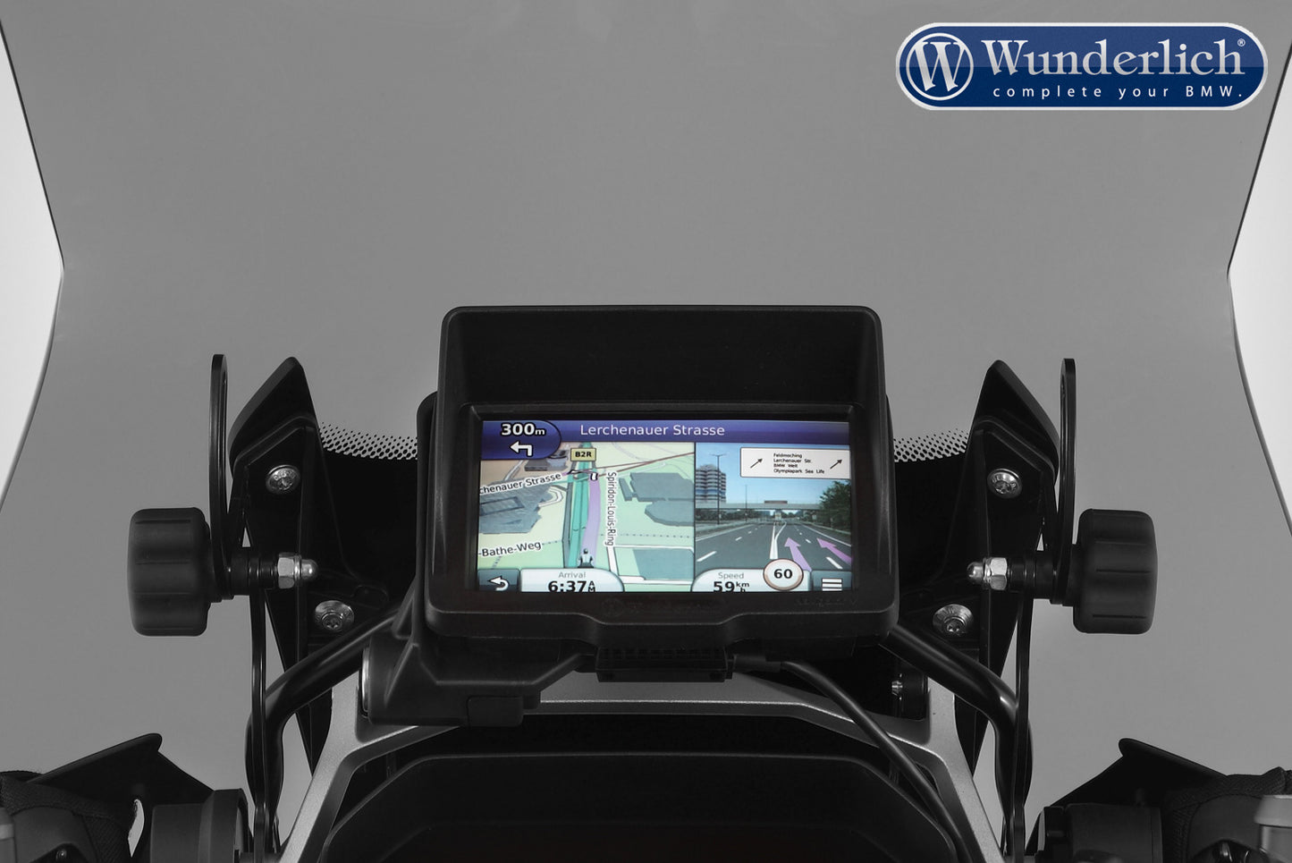 Wunderlich MARATHON windshield with windshield reinforcement - left and right - clear