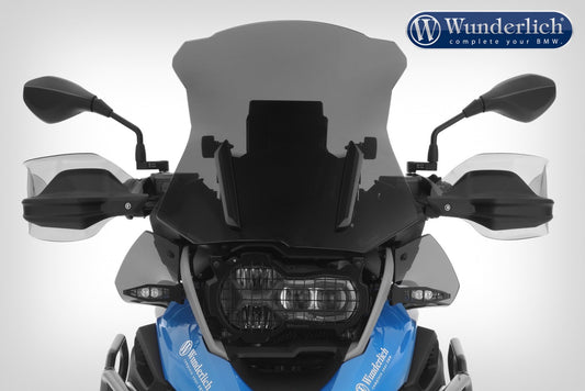 Wunderlich MARATHON windshield with windshield reinforcement - left and right - smoked grey