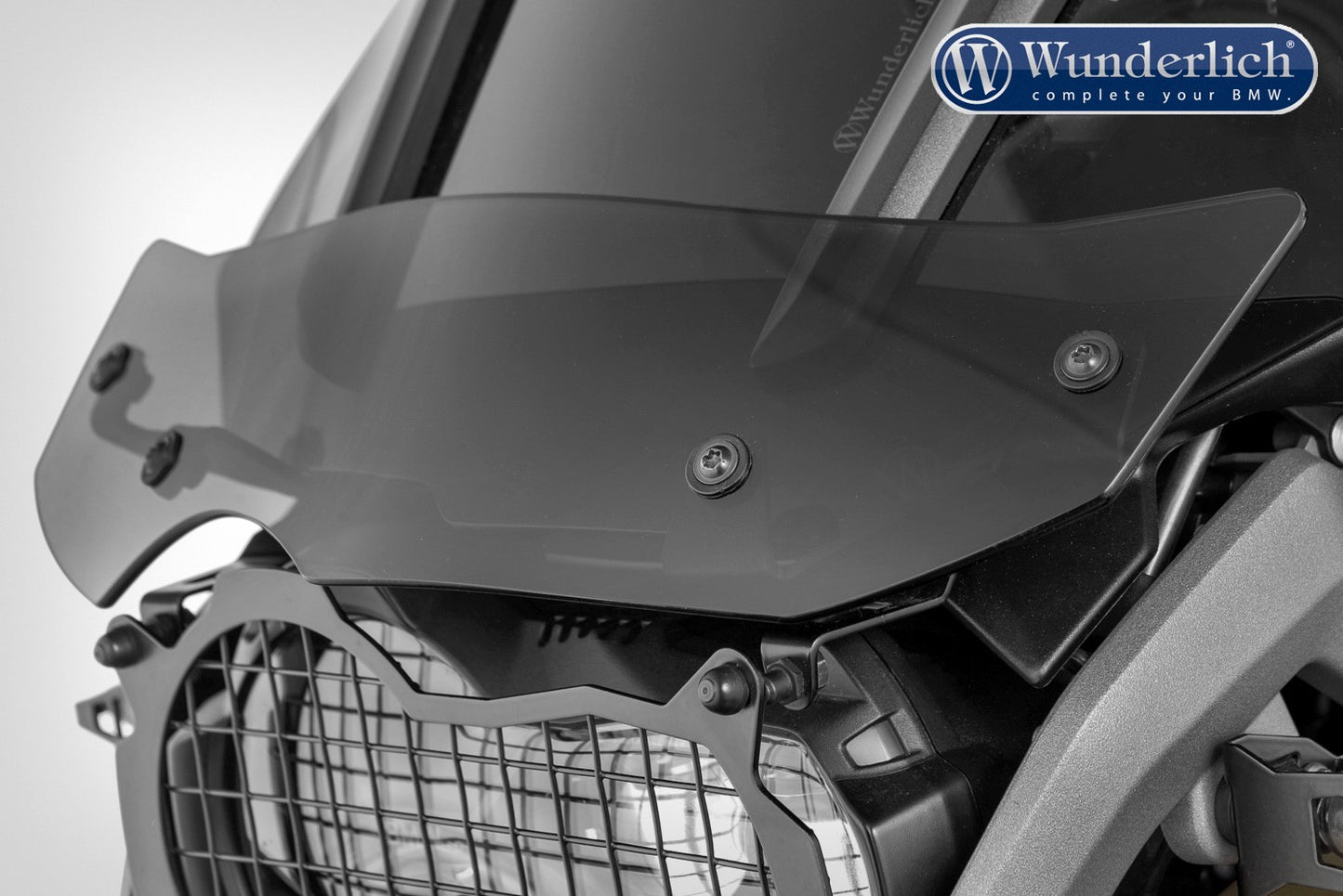Wunderlich Screen wind guard COMFORT  smoked grey