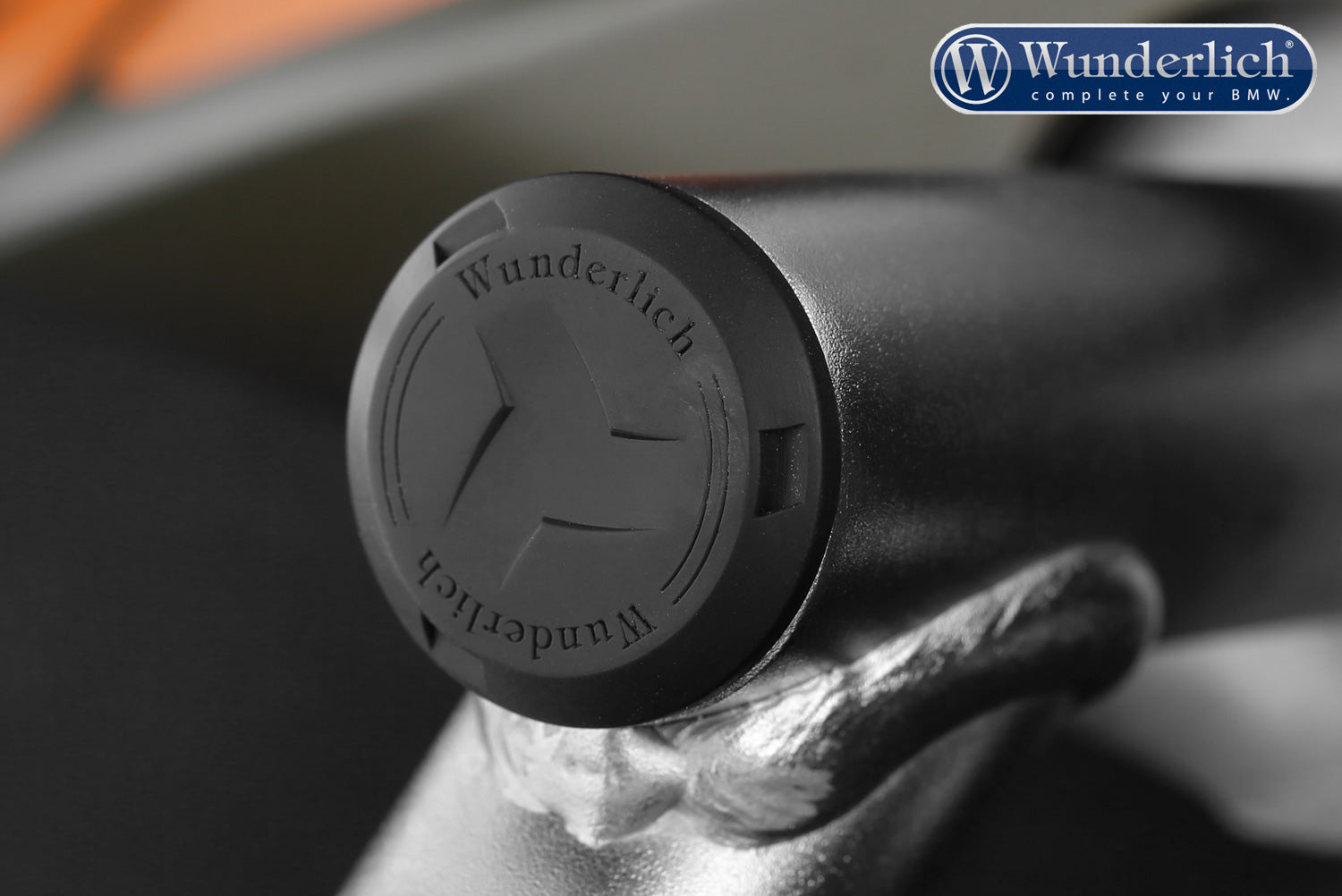 Wunderlich tank protection bar cover plugs - black