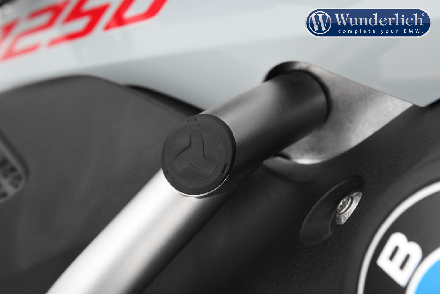 Wunderlich tank protection bar cover caps  Adventure - Set - black