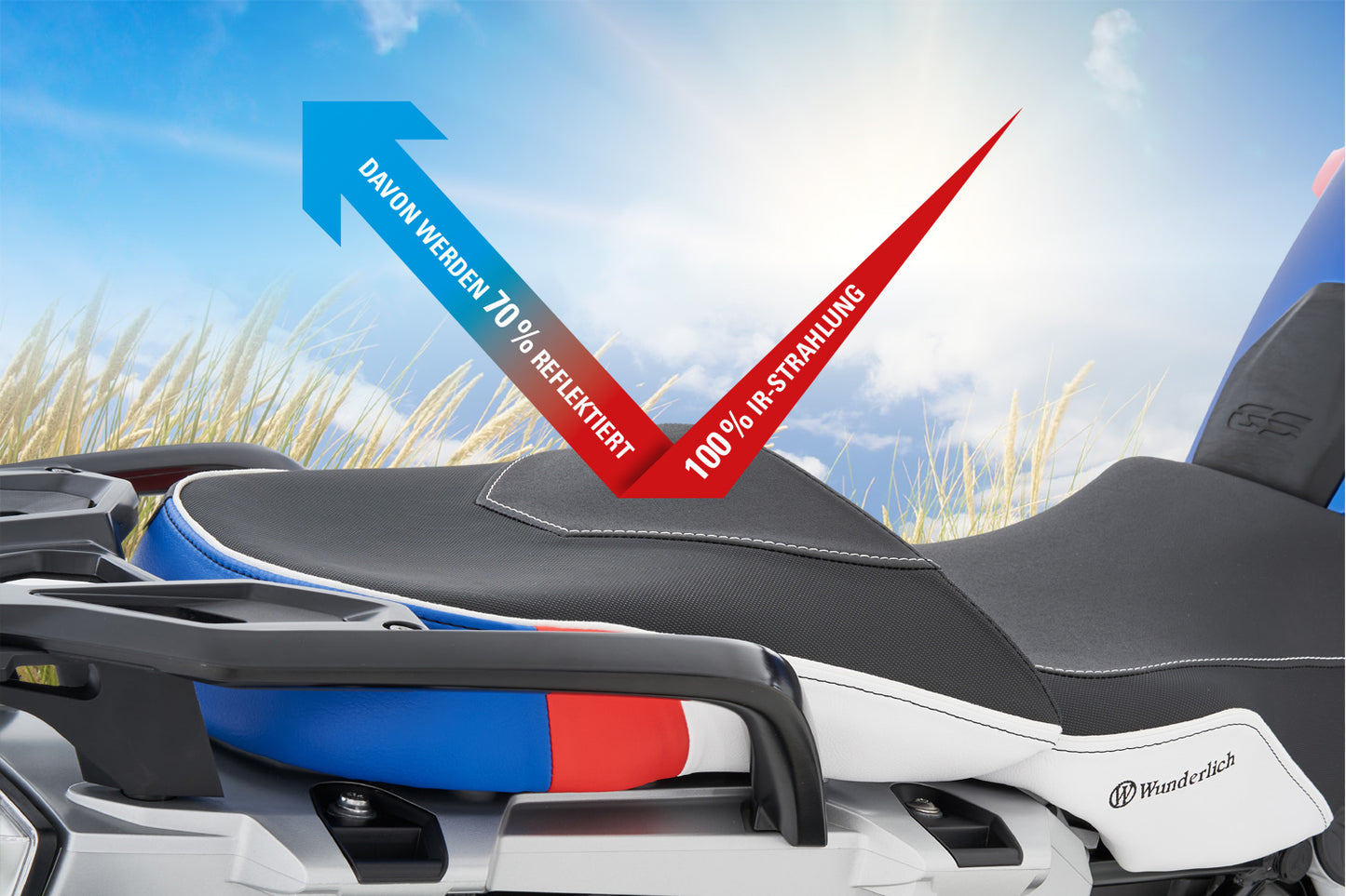 AKTIVKOMFORT rider seat with seat heating Smart Plug & Play - low - Rallye / HP-Edition