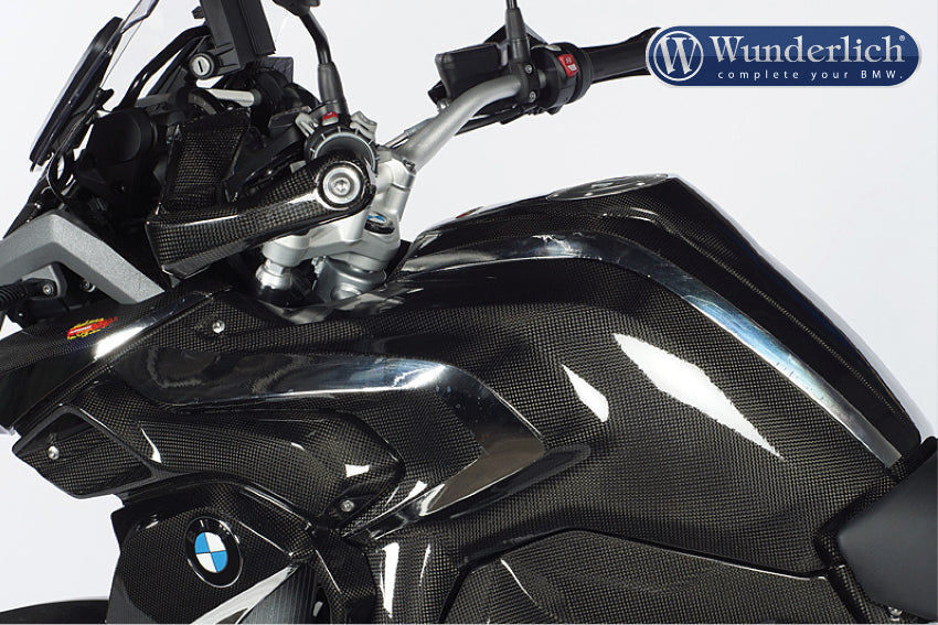 Tank cover for the lower left - carbon