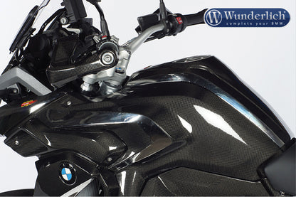 Tank cover for the lower left - carbon