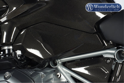 Tank cover for the lower left - carbon